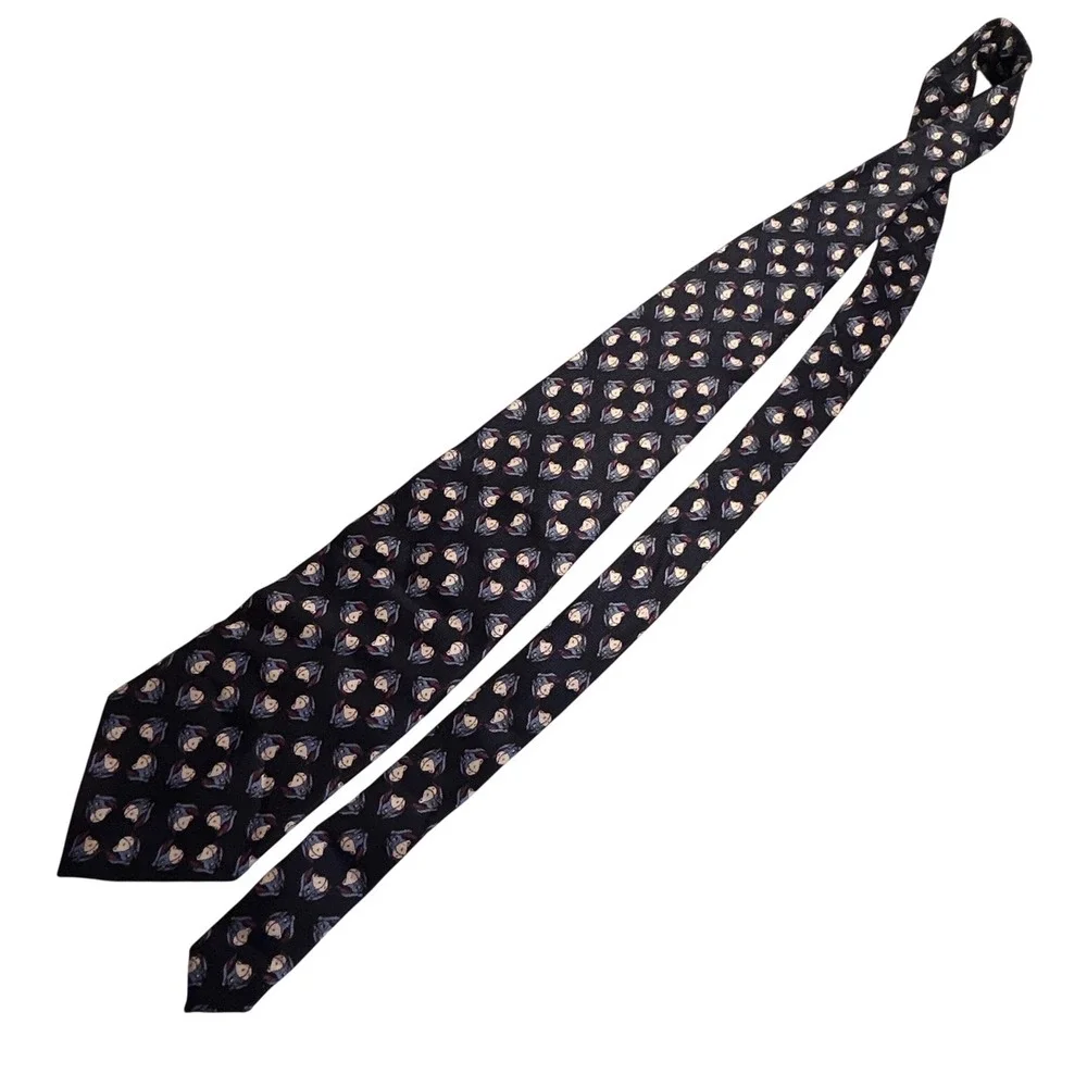 Disney‎ Pooh Eeyore Character Print Necktie Men's Accessory 56 inches